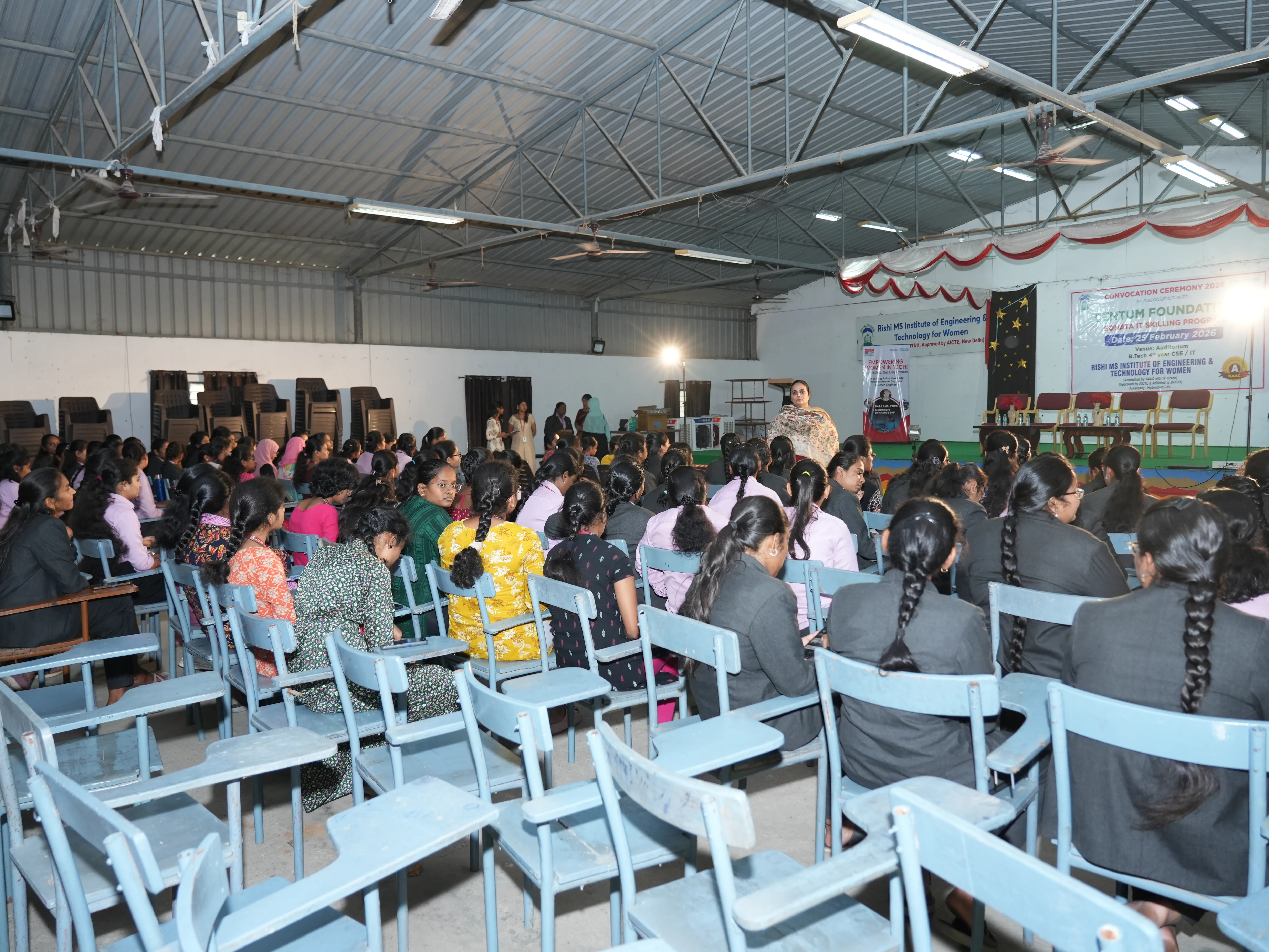 Convocation Ceremony of Sonata CSR through Centrum foundation for 4 th year students - RITW
